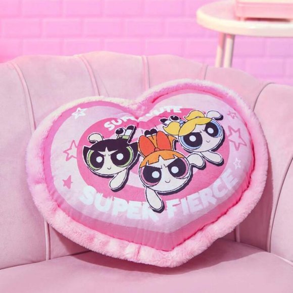 POWERPUFF GIRLS "Super Cute" Graphic Decorative Pillow - Picture 2 of 4